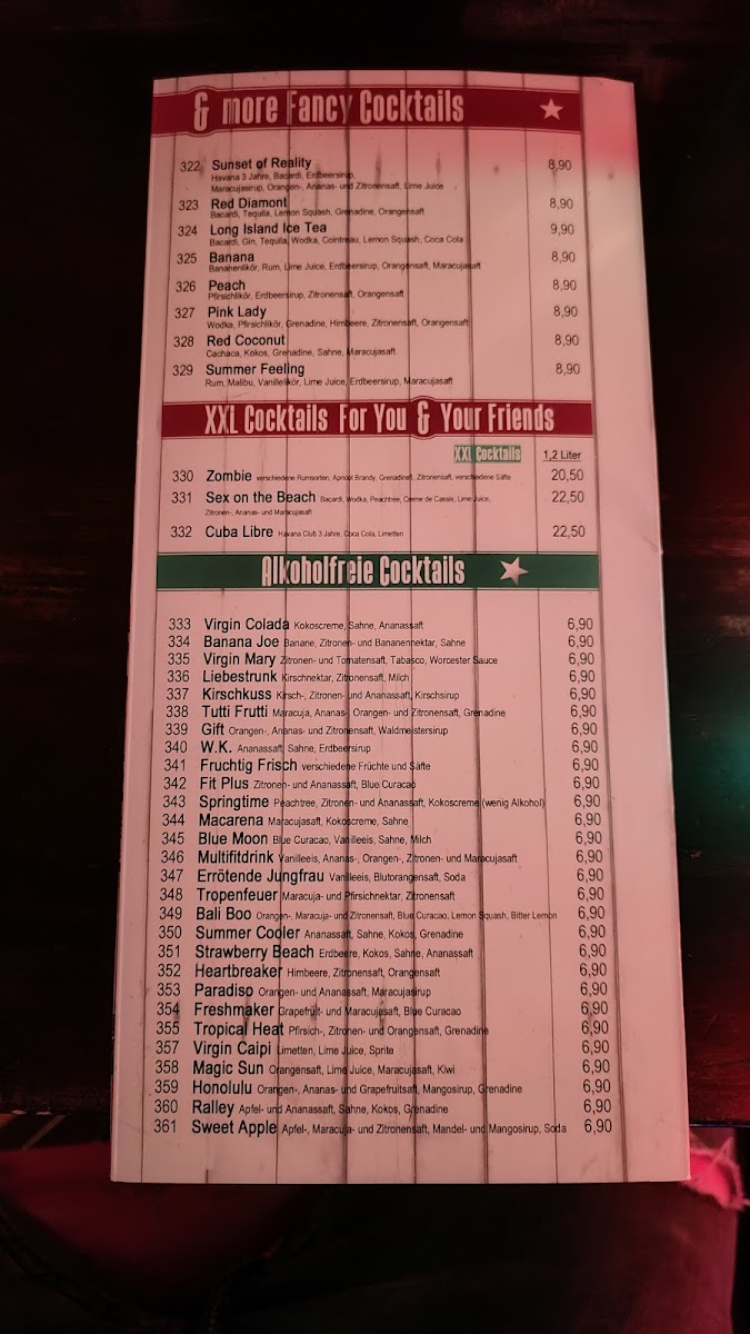 Menu Reality Restaurant Cocktailbar-2